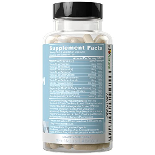 CONCEPTION Fertility Prenatal Vitamins Regulate Your Cycle, Balance