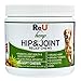 ReU Hemp Hip and Joint Relief Treats for Dogs - Organic Hemp Seed and Oil, Turmeric, Glucosamine, Chondroitin, MSM - Reduces Arthritis and Pain - Mobility Support - Anxiety Supplement - 100 Soft Chews