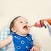 Lyonice Silicone Squeeze Bottle Spoon - Baby Feeding Cereal, Rice, Juice, Infant Newborn Toddler Baby Food Dispensing Spoon- 90ml Pink