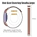 Hotodeal Compatible Fitbit Charge 2 Bands, Band Milanese Loop Stainless Steel Magnet Metal Replacement Bracelet Strap, Wristbands Accessories for Women Men, Rosegold