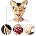 FITMAKER Halloween Novelty Horror Mask, Costume Party Cosplay Lucifer Head Mask for Halloween