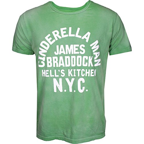Roots of Fight James Braddock Cinderella Man Shirt - Green - X-Large