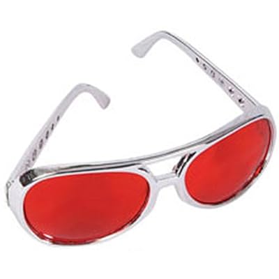 Buy Silver Frame Red Lens Aviator Sunglasses at Ubuy Nigeria