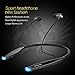 Bluetooth Neckband Headphones Wireless In-Ear Headset Zealot H7 Noise Cancelling Earphones Magnetic Earbuds Sports Running with Built-in Mic(Black)