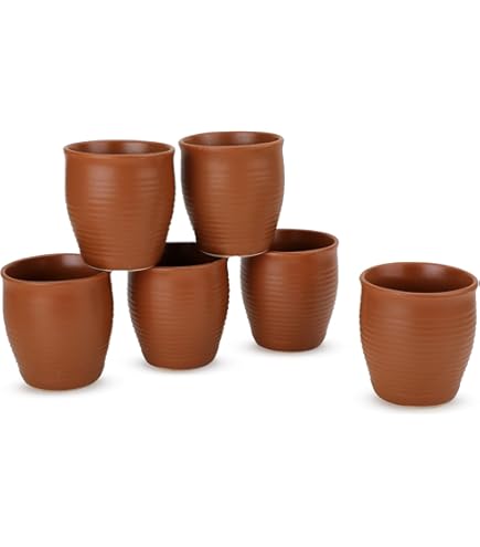 Amazon.com | Stainless Steel Tea Chai Glass Set (6 Pcs. South Indian Design  Style) Cup Coffee Glass - Tea Glass - Heavy - Steel Glass for Kids - Steel  Glasses Set of