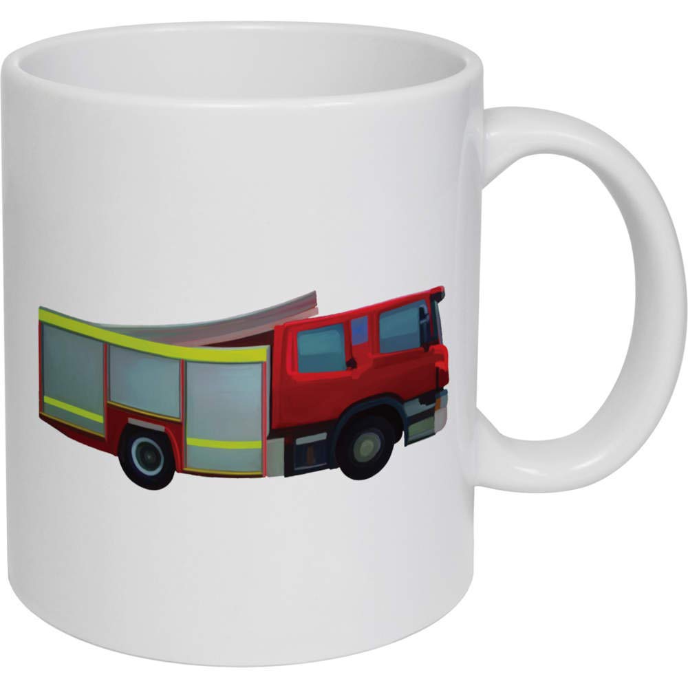 Azeeda 320ml Camion de Bomberos Taza de Ceramica (MG00016317 ...