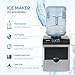 Honesty Water Dispenser w/Built-In Ice Maker Machine Portable Counter Stainless Steel