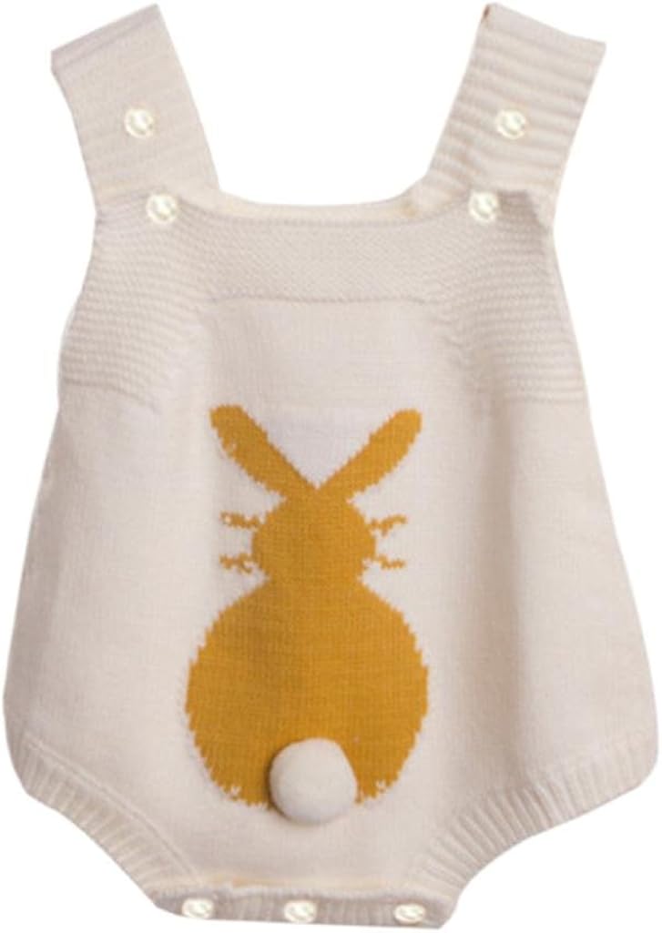 knitted bunny romper