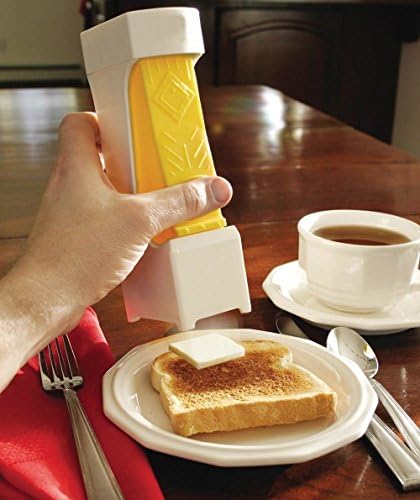 BESTOW® One Click Stick Butter Cutter with Stainless Steel Blade Butter Storage Box Freezer Safe