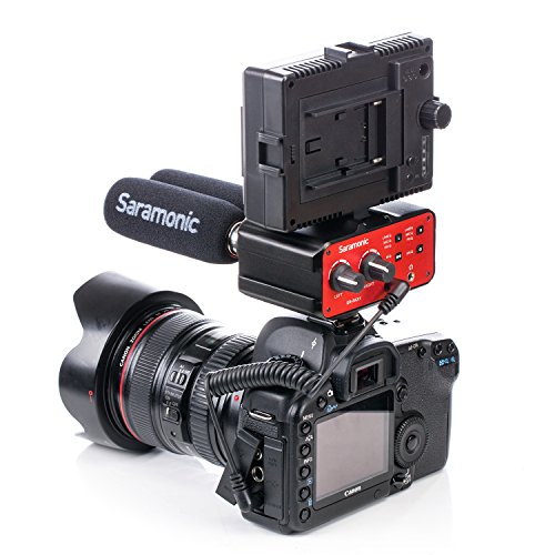 DSLR Preamp, Audio Mixer, Saramonic PAX1 2Channel Microphone Adapter