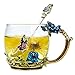 NBHUZEHUA 2021 Mom Gifts for Mothers Day Glass Tea Cups Coffee Mug Sister Wife Nana Grandmather From Son