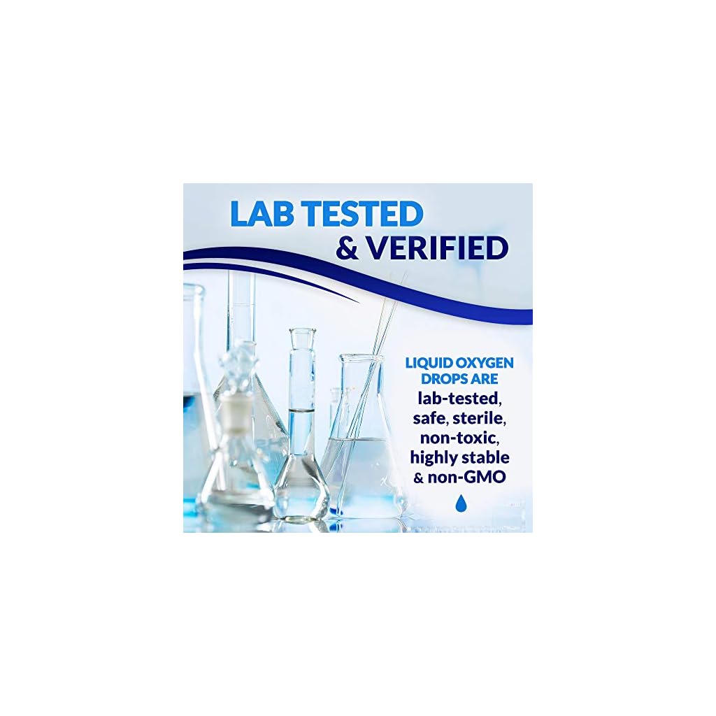 Dexterity Health Liquid Oxygen Drops, 3Pack of 4 oz. DropperTop