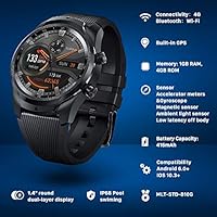 Ticwatch Pro 4G/LTE Smartwatch Reloj Inteligente Memoria de 4GB + ...