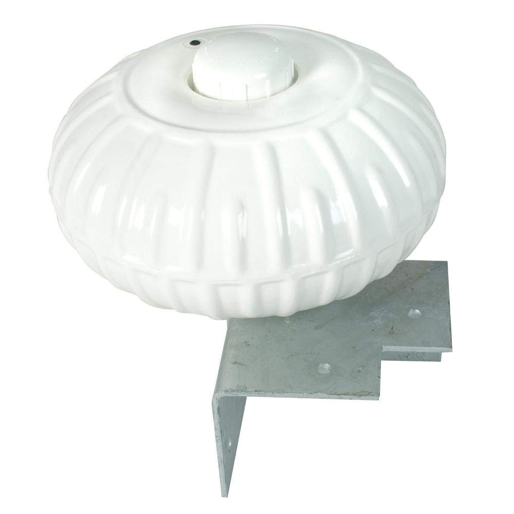 Dockmate Corner-Mount Inflatable 12'' Dia. Dock Wheel | Smooth Rolling, Molded Valves, Heavy-Duty Hardware