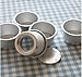 MorningRising Perfect Performance Aluminium Mini Round Chiffon Cake Pan, Set of 5