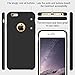 TORRAS [Love Series 6S Plus Case / 6 Plus Case, Liquid Silicone Rubber Gel Soft Microfiber Cushion Shockproof Case Compatible with 6 Plus / 6S Plus, Black