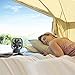 OPOLAR Battery Operated Fan, 5200mA Rechargeable Battery Powered Fan, Strong Wind but Quiet, Timer Setting, USB or Battery Powered for Office or Outdoor, Small Mini Personal Desk Fan