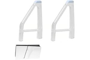 YANCONGLIDEYAN Stand for Ps5 Slim, Simple Cooling Feet, Horizontal Placement Bracket Holder Console Flat Base Stand, Compatible with Sony PlayStation 5 Slim Disc Edition-A (2Pcs)