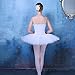 KAI-ROAD Women Professional Ballet Tutu Costume Hard Organdy Platter 8 Layer Skirt (Small)