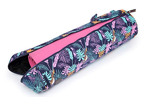 image for Boence Yoga Mat Bag, Full Zip Exercise Yoga Mat Sling Bag with Sturdy 