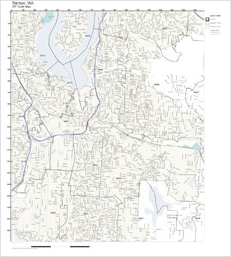 Renton Zip Code Map Zip Code Wall Map Of Renton, Wa Zip Code Map Not Laminated: Amazon.com:  Office Products