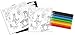 Faber-Castell Color by Number Woodland Forest Friends - Color and Display 1 Color by Number Board, 14 Piece Set