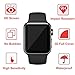 KINPEI for Apple Watch Series 3/2/1 Screen Protector 42mm [2Pack][3D Tempered Glass Full Coverage][Scratch Resistant][Waterproof] Tempered Glass Film for Apple iWatch (42mm)