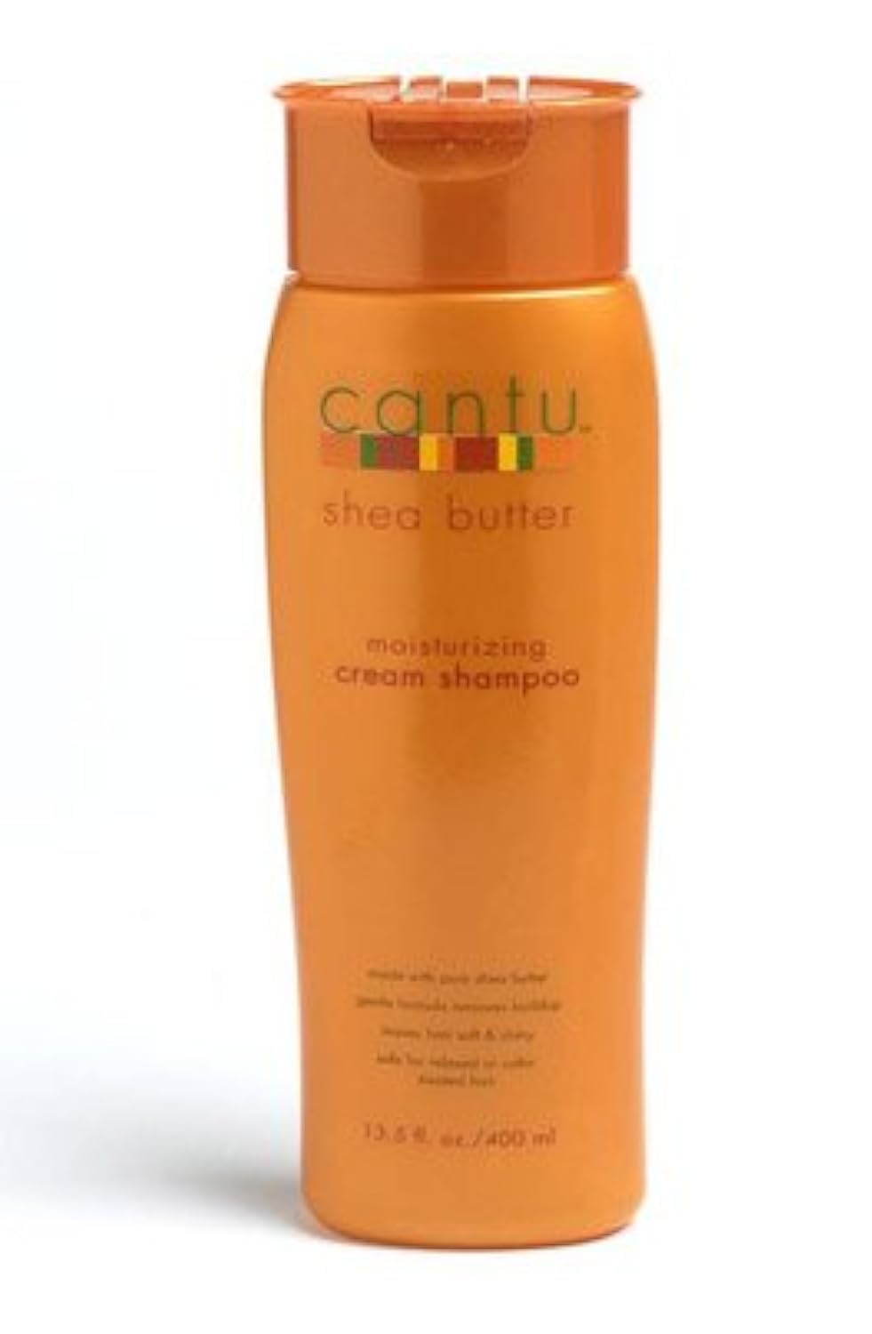 Cantu Shea Butter Moisturizing Cream Shampoo Made With 100% Pure Shea Butter (Safe For Relaxed,Natural And Coloured Hair 400ml