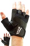 Mava Sports Workout Gloves - Gym Gloves for WOD, Fitness, Weight Lifting, Bodybuilding and Kettlebell Training - Powerful Grip - Full Palm Protection against Blisters and Calluses