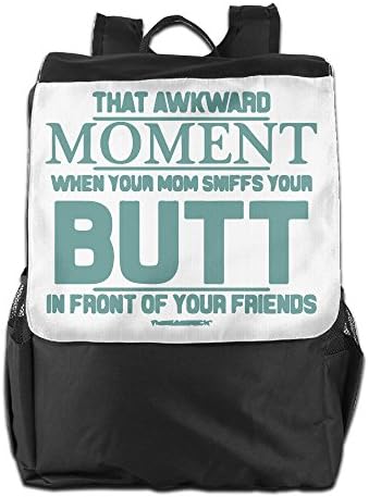 That Awkward Moment When Mom Sniffs Your Butt Polyester Sport Backpack Bags