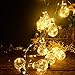 Homeleo Battery Operated Hanging Lights, LED Clear Bulb Copper String Lights, 10ft 10 Bulbs Warm White Globe LED Wire Hanging Lights for Christmas Halloween Wedding Party Indoor Outdoor Decor