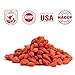 Sun Bay Foods Goji Berries - 1 lb Bag of Organic Non-GMO Vegan Dried Goji Berry - Free of Sulfites, Gluten, Dairy, and Soy