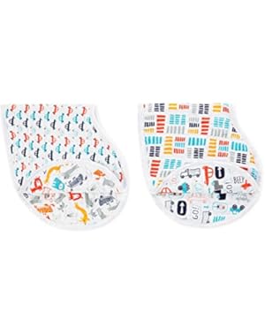 Zutano burpy bibs 2 pack, pup in tow