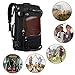 OXA Duffel Bag Travel Canvas Backpack for Men,10