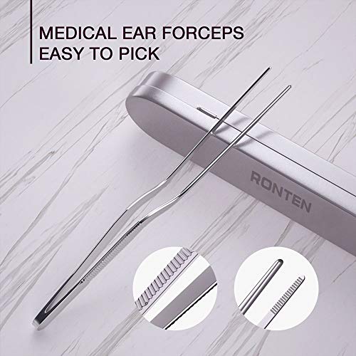 6pcs Ear Pick, Ronten Ear Curette LED Light Earwax Removal with Storage Box - Thumbnail 4