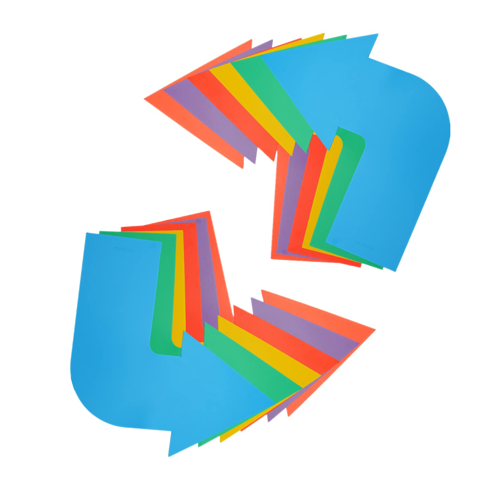 Eco Walker Waterproof Directional Floor Arrow Temporary Direction Sign Anti-Slip Arrow Sign for Floor Carpet Indoor Outdoor Application (Turn Arrow) — image 1