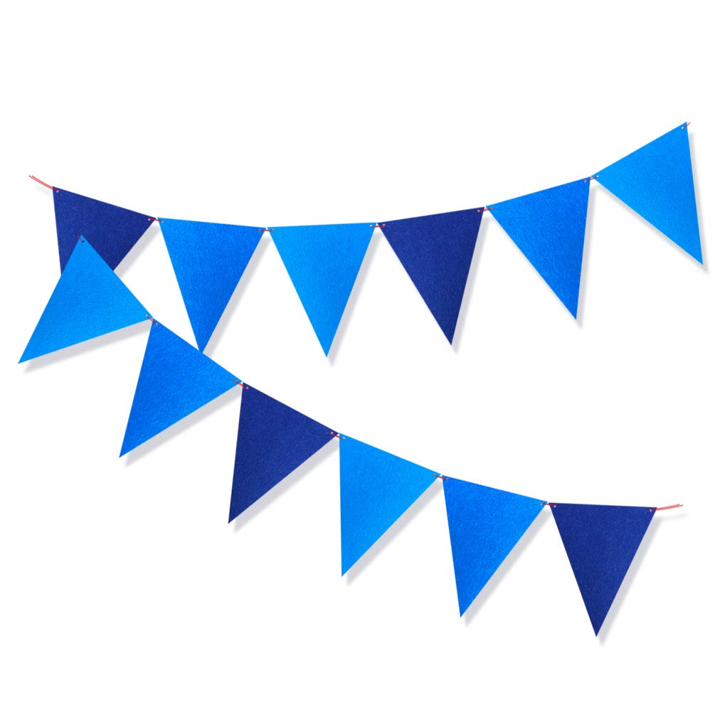 Navy Blue Bunting Pennant Party Banner Amazon In Toys Games
