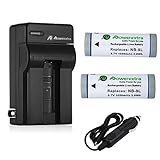 Powerextra 2 Pack Replacement Canon NB-9L Battery and Charger for Canon PowerShot N, N2, SD4500 IS, ELPH 510 HS, ELPH 520 HS, ELPH 530 HS Digital Camera