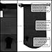 Premium Waterproof Bag, Sack with Phone Dry Bag and Long Adjustable Shoulder Strap Included (Black, 10 L)