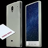 Sharp Aquos Crystal TPU Case [Clear] Protective Bumper Case w/ Flexible Crystal Silicone TPU Impact Resistant Material [Slim and Perfect Fitting Sharp Aquos Crystal Case]