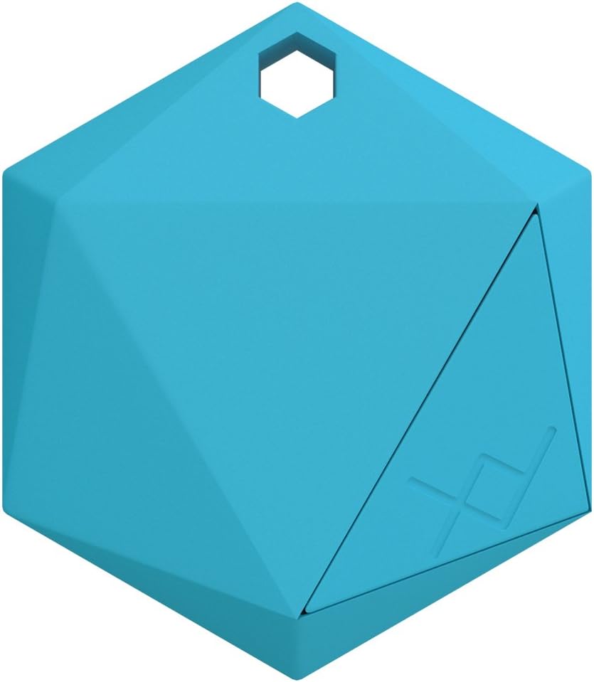 XY3 3rd Gen Item Finder - Bluetooth Key Finder, Wallet Tracker, Phone Finder, and Lost Item Tracker for iOS and Android (Aquamarine)