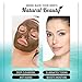 Organic Dead Sea Mud Mask - Face and Body Beauty Detox Treatment, Deep Skin Cleanser - Helps Reduce Pores, Acne, Stretch Marks, Cellulitis and Wrinkles - Brush Included - by Venu
