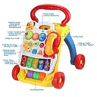 Rexun Baby Sit-to-Stand Learning Walker Push Toy Baby Walkers for