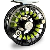 MAVRK USA Fly Fishing Reel | Large Arbor Closed Cage &amp; Micro Reels | Euro Nymph &amp; Floating Line | Ultra Lightweight, High Capacity, CNC Machined, Smooth Drag System