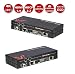HDMI Extender HDBaseT with Ethernet Passthrough for LAN Port of TV or Laptop, Two-Way PoE & IR, Uncompressed 4Kx2K@60Hz Over CAT5e/6/7, 100M 1080P, 70M 4K, HDCP2.2, RS232, Surge ESD Protection