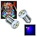 PA 10PCS #1893#44#47#756#1847 BA9S 4SMD LED Wedge Pinball Machine Light Bulb Purple-6.3V