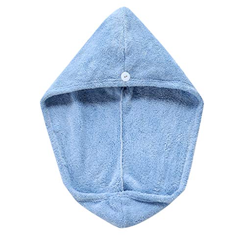 image for MIS1950s Microfiber Hair Towel Turban Wrap - Anti Frizz Absorbent & So