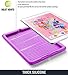 Poetic TurtleSkin New iPad 9.7 Inch 2017 / 2018 Cover Case With Heavy Duty Protection Silicone and Sound-Amplification feature for iPad 9.7 2017 / iPad 9.7 2018 Purple