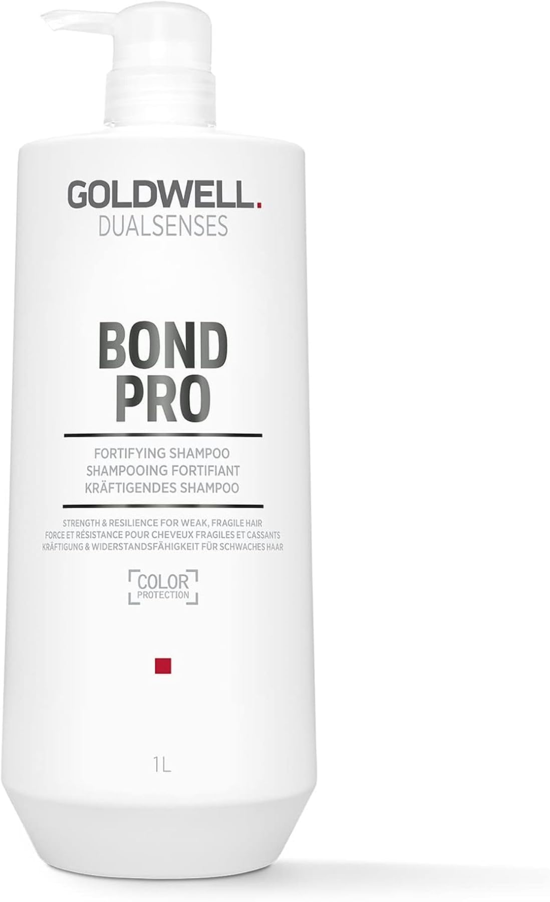 Goldwell Dualsenses Bond Pro Fortifying Shampoo for Weak and Fragile Hair, Instant Care & Structure, Minimizes Color Fading, 1L