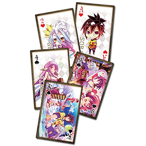 No Game No Life: Sora and Shiro Group Playing Cards